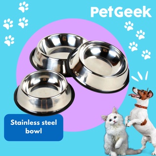 Stainless steel feeding bowl dog cat