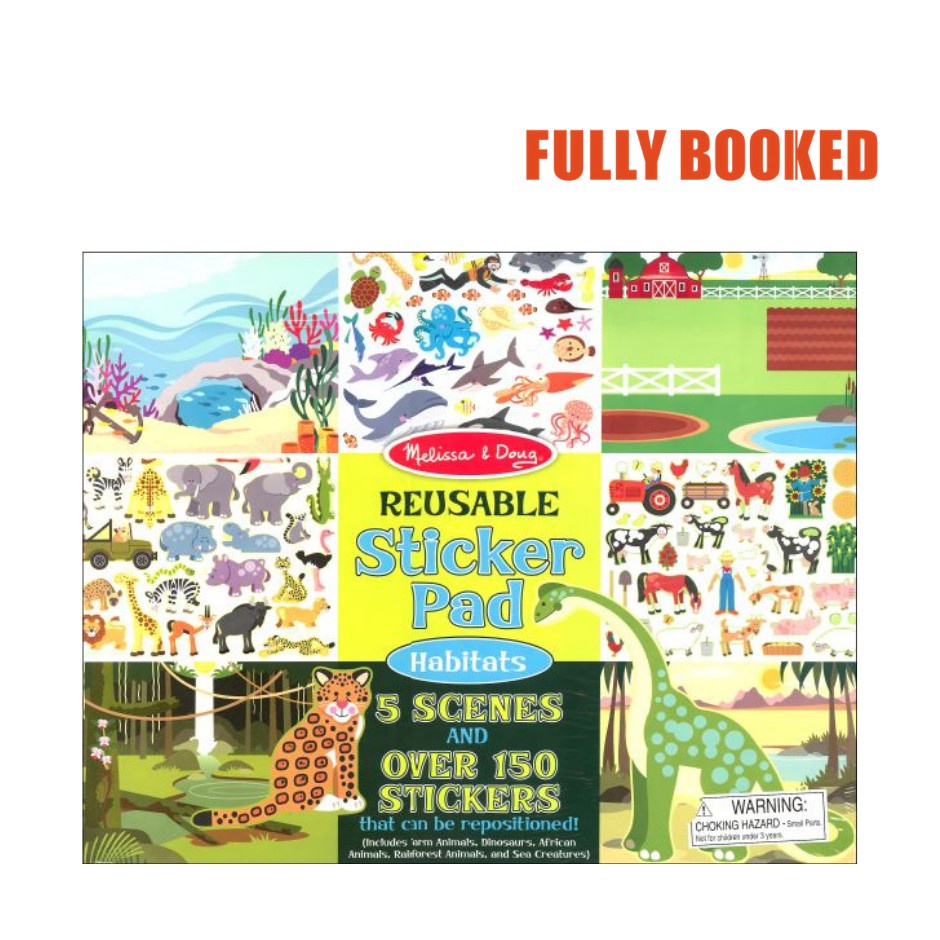 Melissa & Doug: Reusable Sticker Pad (Habitats) | Shopee Philippines