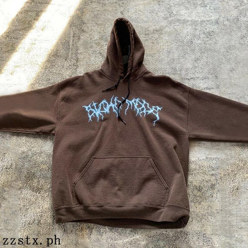 astroworld brown hoodie