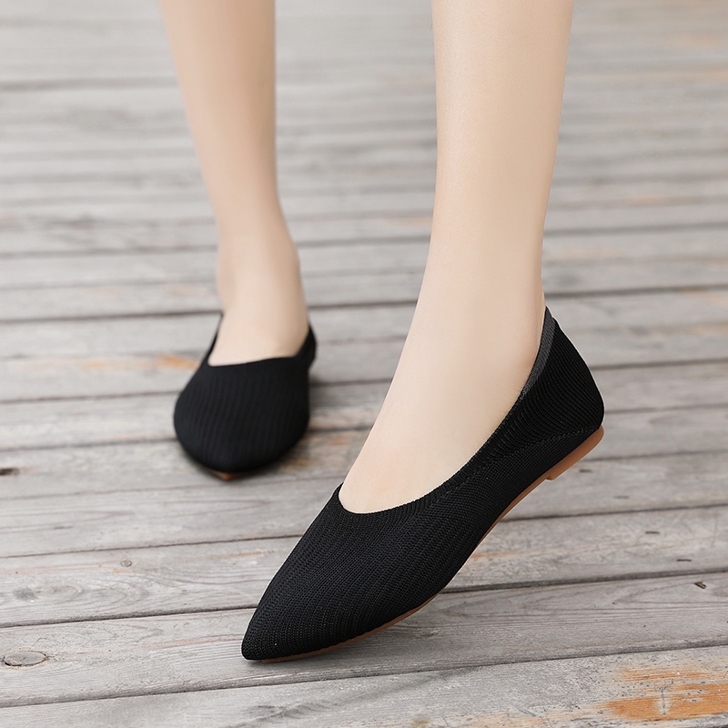 womens slip on loafers black