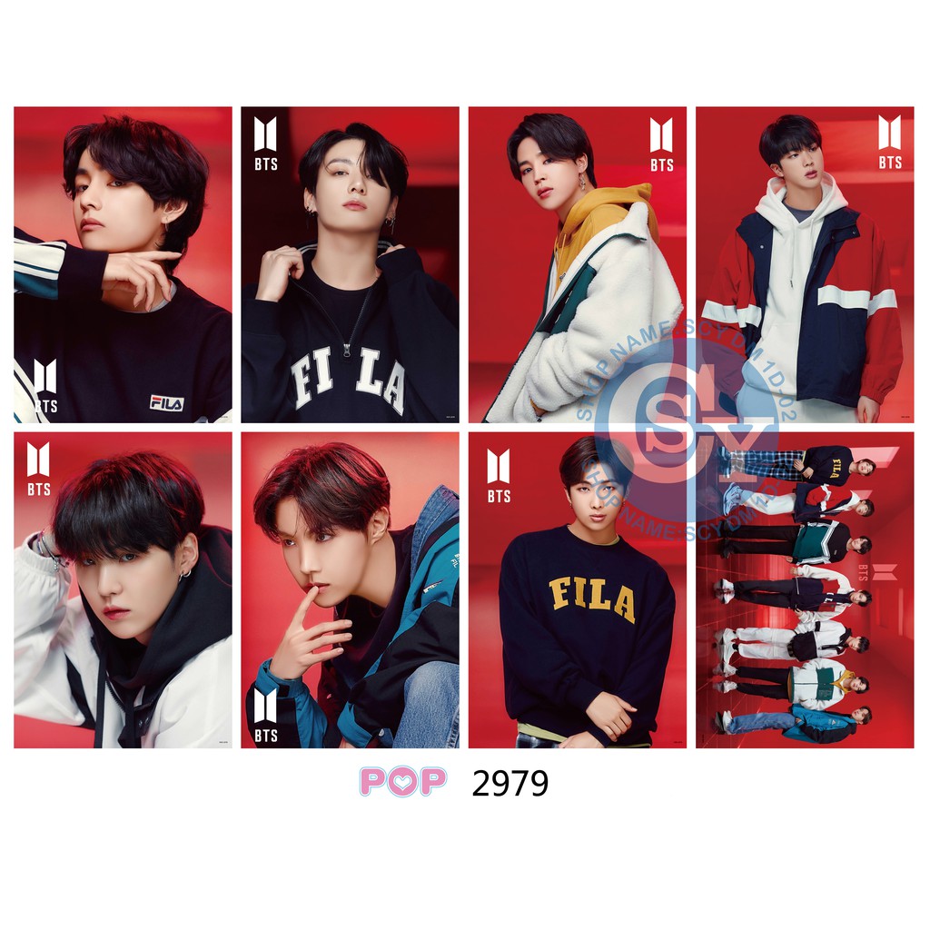  Solo Group  BTS Poster k pop 1set 8pcs A3 Size Shopee 