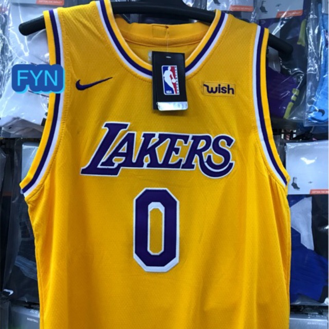 wish on the lakers jersey