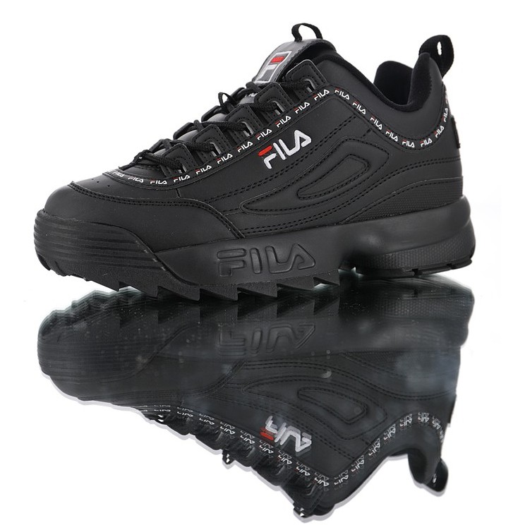 fila disruptor sneakers black