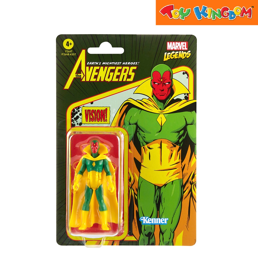 Marvel Legends Recollect Retro Marvels Vision Figure Shopee Philippines