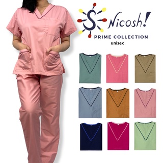 ┋Snicosh Prime Collection | Cotton Scrub suit Set with Piping