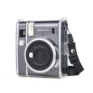 【Free Sticker】Camera Case Bag Retro PU Leather Cover Carry Shell For Fujifilm Instax Mini 40 #7