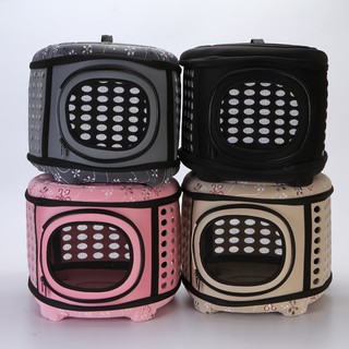 Size /M/L Travel Dog Carrier Portable Folding Pet Cage Carrying Bags Handbag Cat Puppy