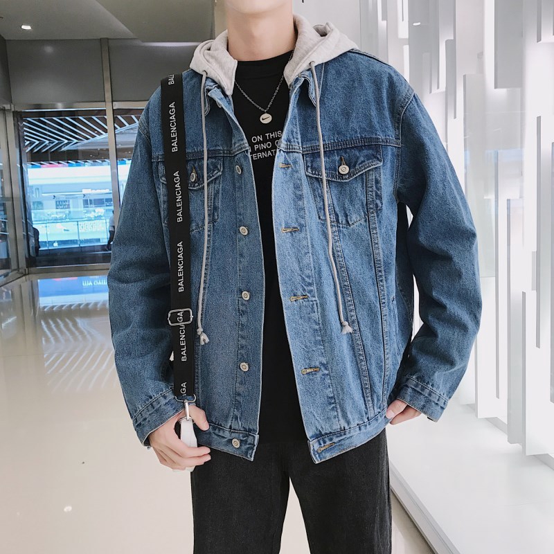 long denim jacket men