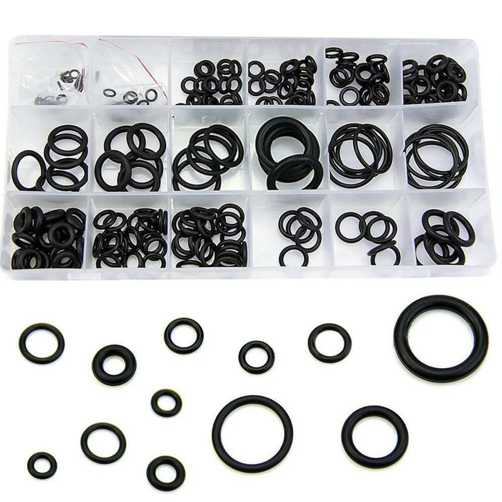 225Pcs Rubber O Ring Assortment Set Hydraulic Plumbing Gasket Seal Kit
