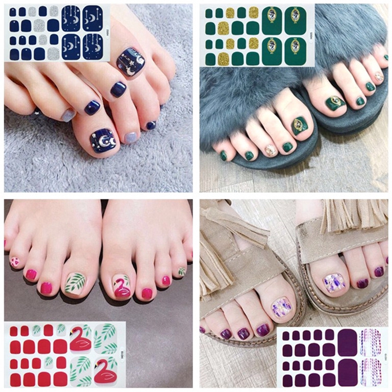 pedicure nail stickers