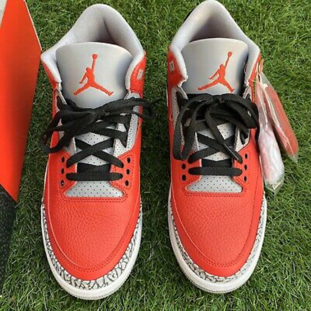 Nike Air Jordan 3 Se Unite Fire Red Cement Shopee Philippines