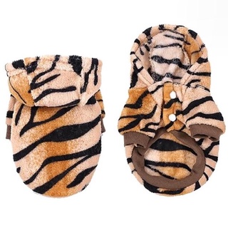 Hoodie Tiger Tiger Costume Dress Pet Cloth Dog Cat Accessories