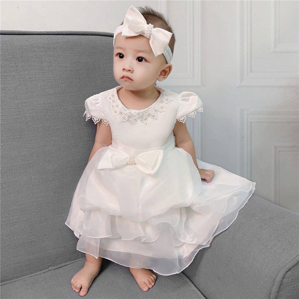 12 month white dress