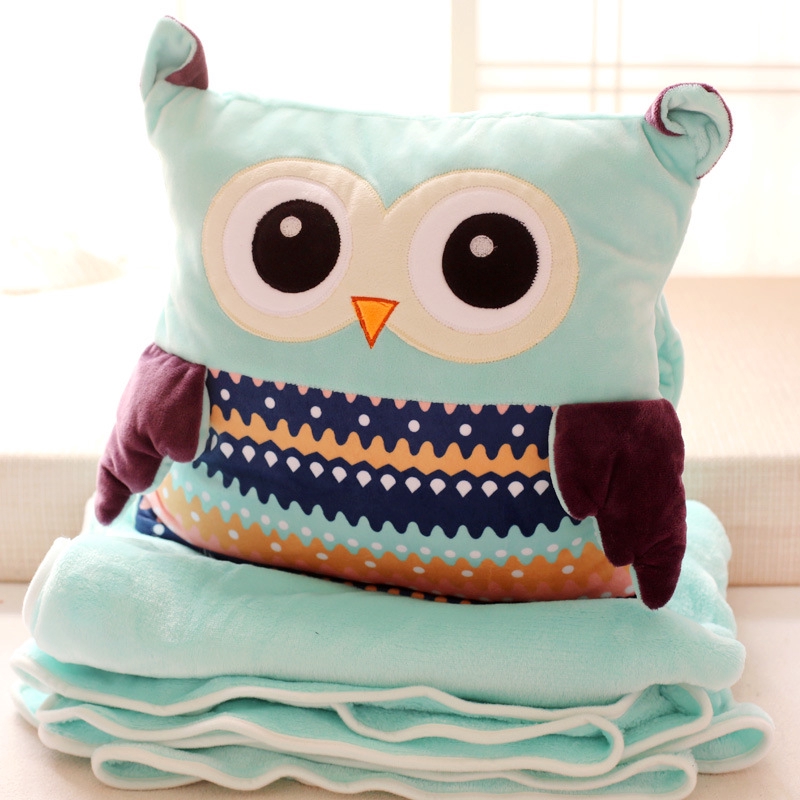 owl plush pillow