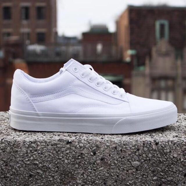 all white vans