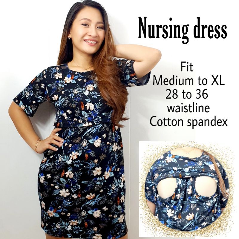 Nursing Dress Floral Design Taytay Tiangge Supplier JS