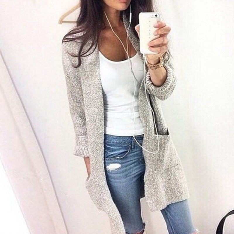 long warm cardigan womens