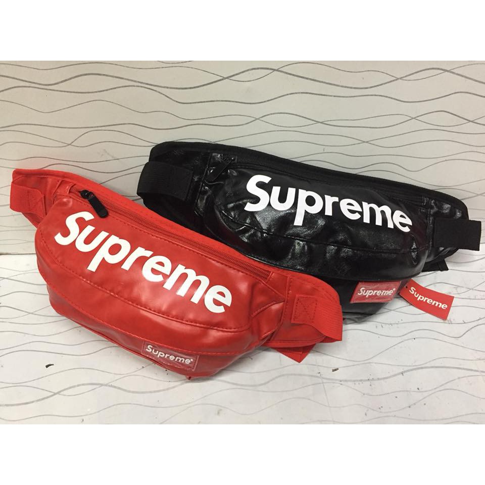 supreme belt bag black