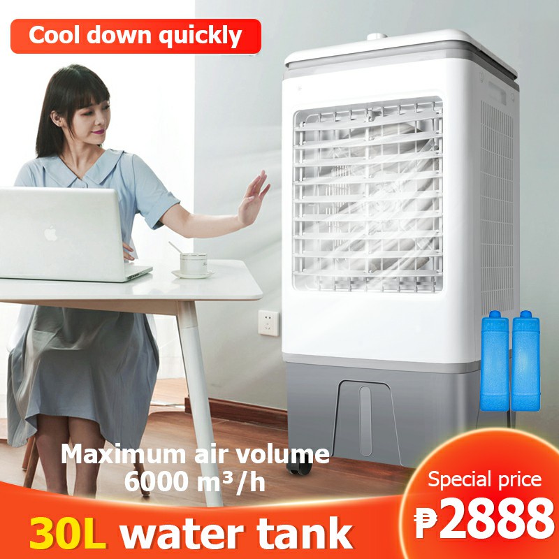 Air cooler fan button/remote control air conditioner 30L aircon fan air