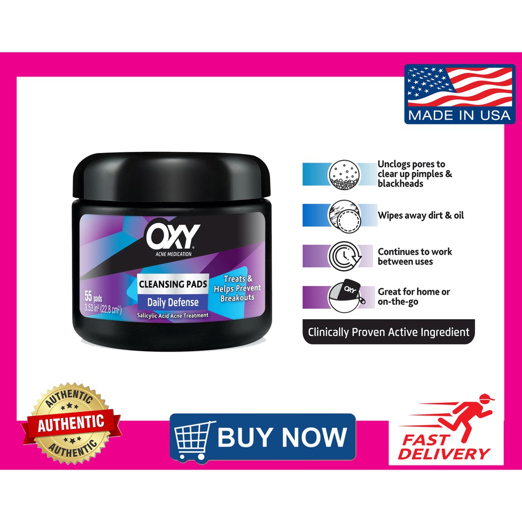 oxy cleansing pad