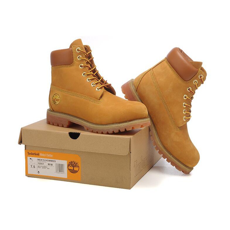 yellow boots timberland