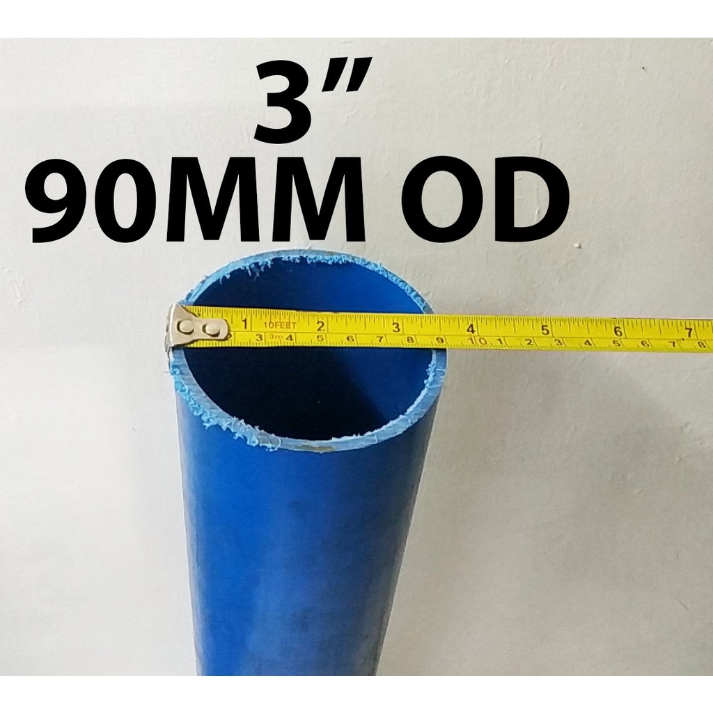 pvc-pipe-3-x-1-2-meter-long-90mm-outside-diameter-blue-for-clean