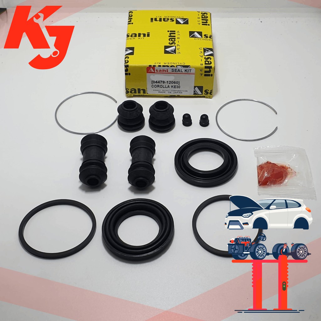 Toyota Corolla KE30 Brake Caliper Kit 0447912060 (ASAHI) Shopee