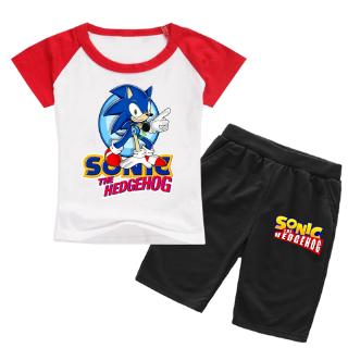 Sonic The Hedgehog Kids Hoodies Pants Suit For Boys And Girls Two - sonic the hedgehog pants roblox