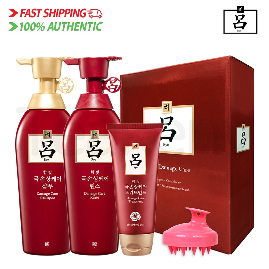 Ryo Korean Herbal Anti Hair loss Damaged Hair Shampoo, Conditioner