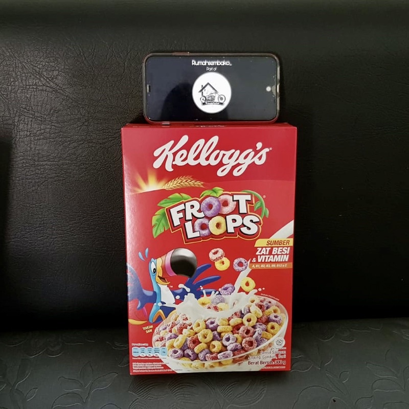 Kelloggs Kelloggs Cereal Froot Loops 300gram 300g Kelogs Kellogs