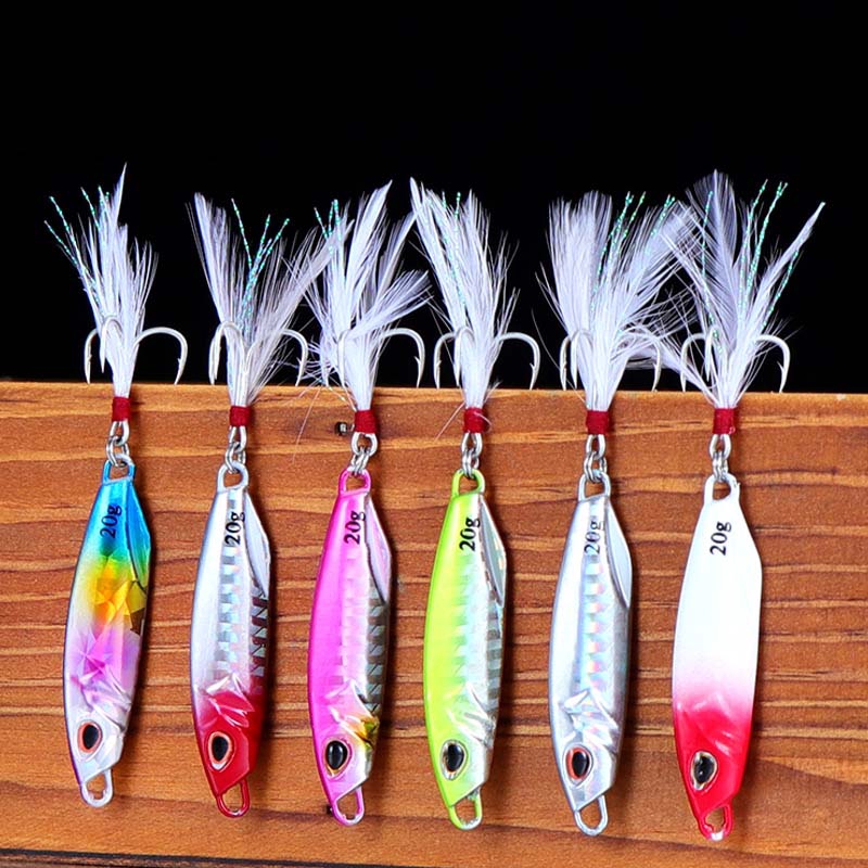 6PCS/SET Fishing Saltwater jigs Speed Jigging Slow Jigging Pitching Lures Shopee Philippines