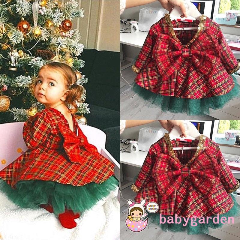 baby girls checkered dress