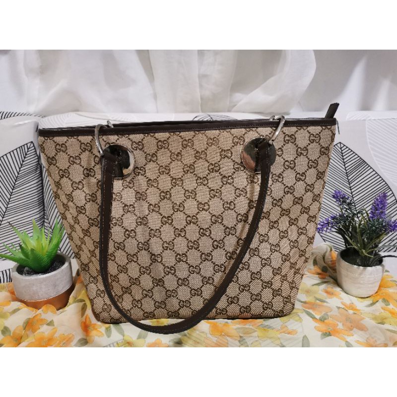 Gucci tote bag, vintage | Shopee Philippines