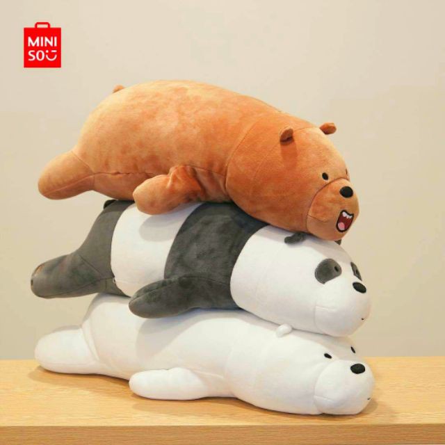 we bare bears nom nom plush