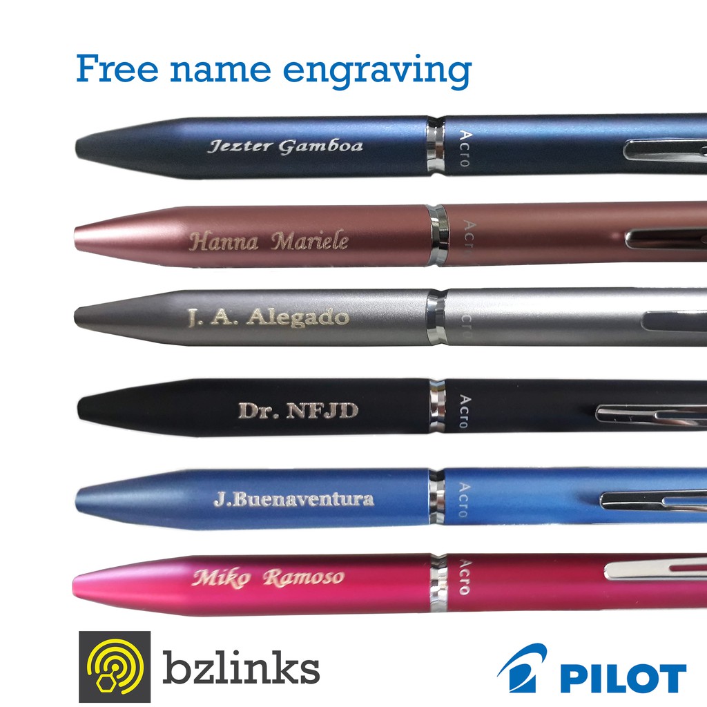 Acro 1000 Retractable Pen Free Engraving Shopee Philippines