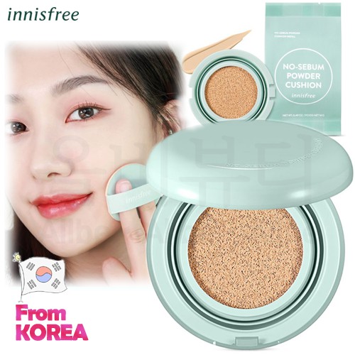 [Innisfree] NoSebum Powder Cushion 14g / Refill 14g Shopee Philippines