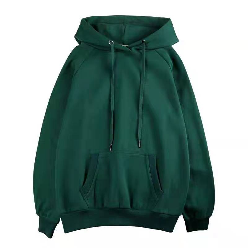 green and pink hoodie