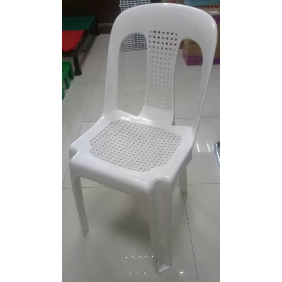 Heavy Duty Plastic Chair White Shopee Philippines