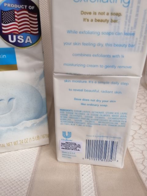 imported dove soap