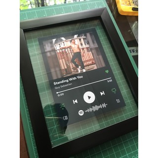 Spotify Glass Art Music Plaque with Frame | Shopee Philippines