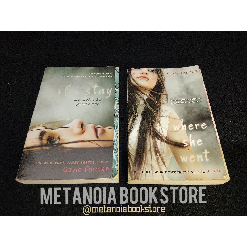 IF I STAY AND WHERE SHE WENT (DUOLOGY) BY GAYLE FORMAN | Shopee Philippines