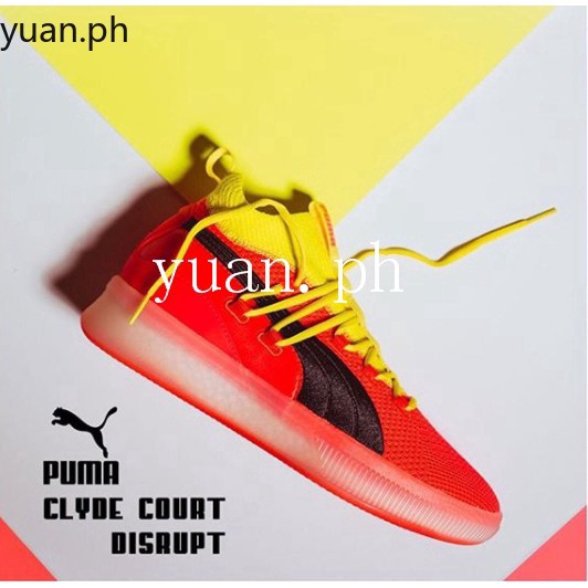puma clyde court disrupt orange