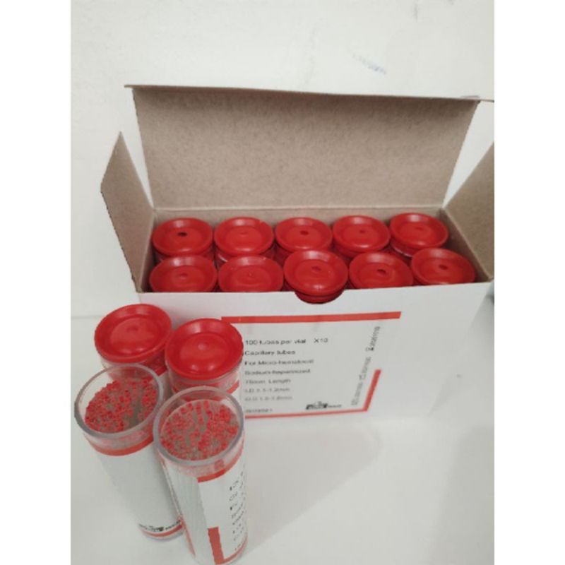 Kingmed Capillary Tubes (100 Tubes/Vial) Shopee Philippines