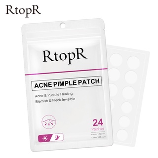 RtopR Acne Pimple Patch Invisible Acne Treatment Stickers Treatment Pimple Remover Tool Skin Care Waterproof 24 Patches Daily And Night Use #9