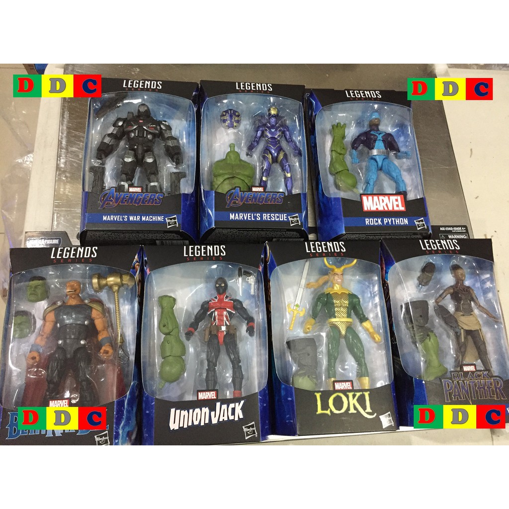 MARVEL LEGENDS AVENGERS ENDGAME HULK BAF WAVE CASE SET OF 7 (SEALED ...