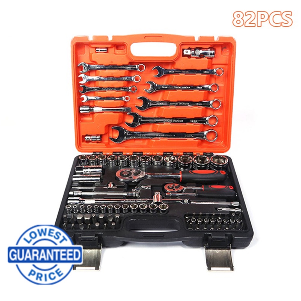 Cod Pcs Tools Socket Wrench Set Car Tools Set Torque Wrench Tool Box