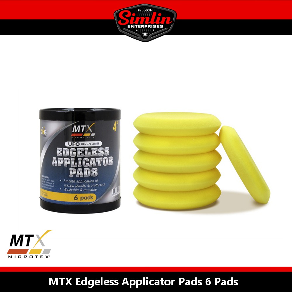 Microtex MTX Edgeless Wax Applicator Foam Pads (6pads) Shopee Philippines