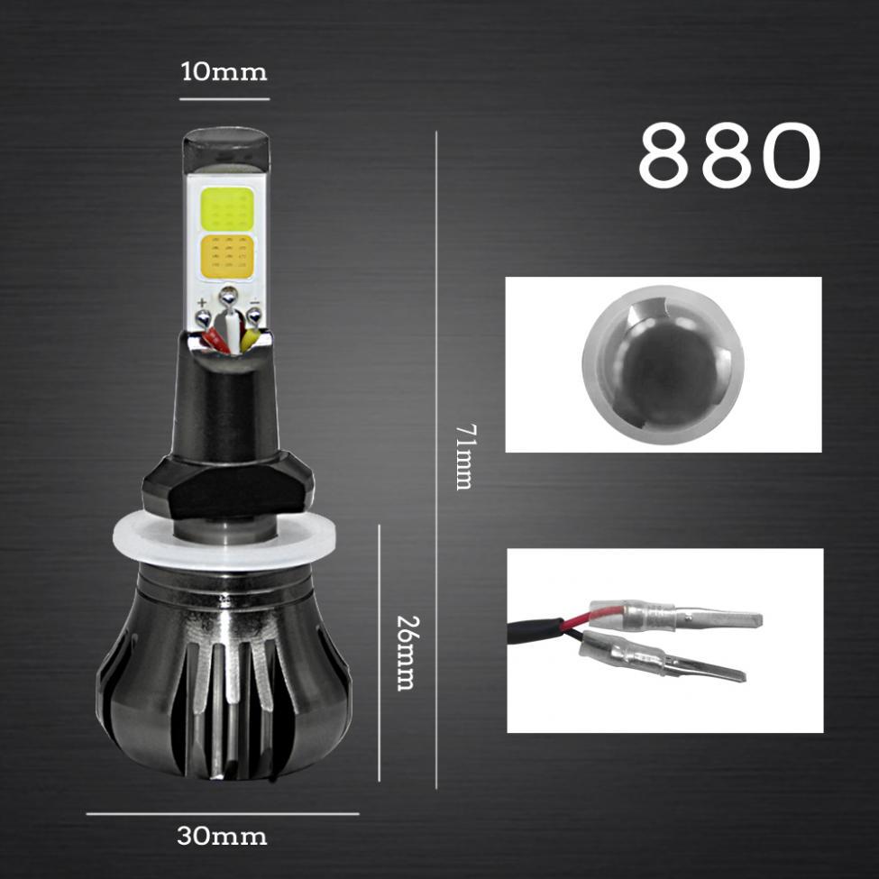 thumbnail image 2 of A1 AUTO 2x 880/881 Red LED Bulbs – Super Bright SMD 3030 For Fog Or DRL 2 of 6