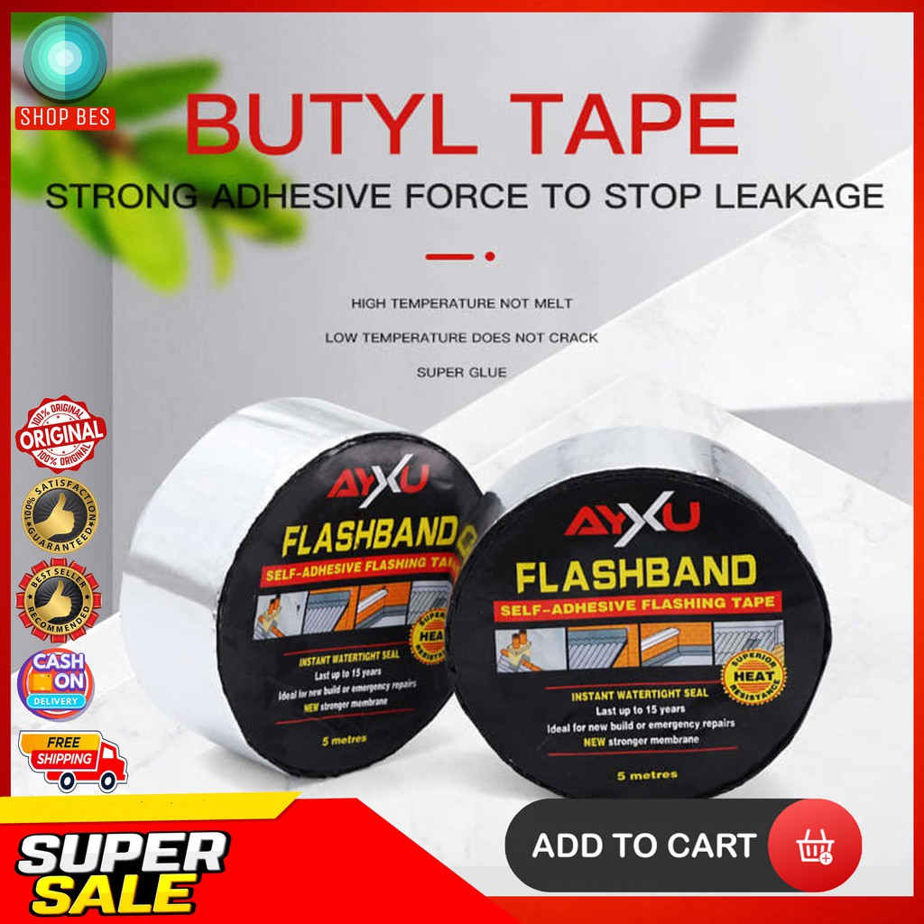 Original Flash Band Selfadhesive Flashing Tape, Flash Band Super Tape