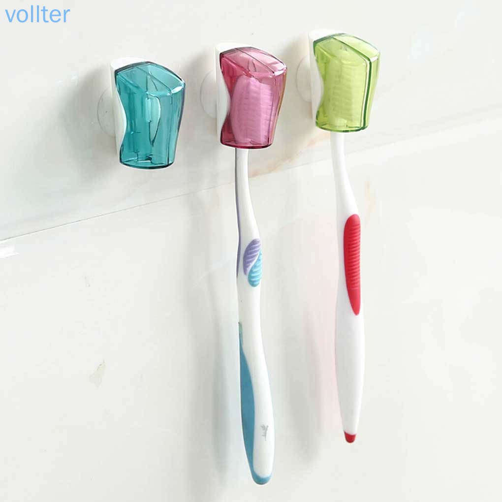 6Pcs Toothbrush Holder Head Case Cap Accessories Bathroom Travel Portable Cover 